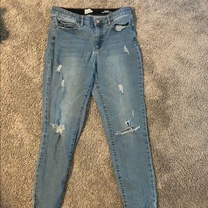 Nicole Miller Sky Blue Denim Pants